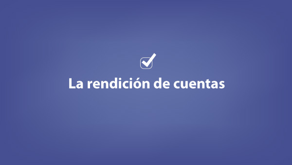 La rendición de cuentas